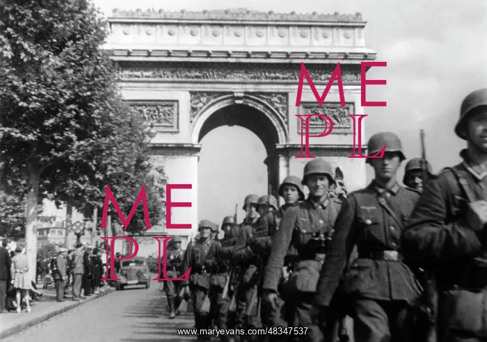: Second World War: Entry of the Wehrmacht in Paris, 14.0 : Second World War: Entry of the Wehrmacht in Paris, 14.0