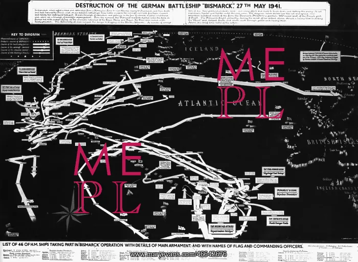: Second World War / WWII, naval warfare, Operation : Second World War / WWII, naval warfare, Operation