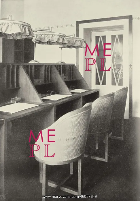 : Secretarial pool in the Sanitarium Purkersdorf : Secretarial pool in the Sanitarium Purkersdorf