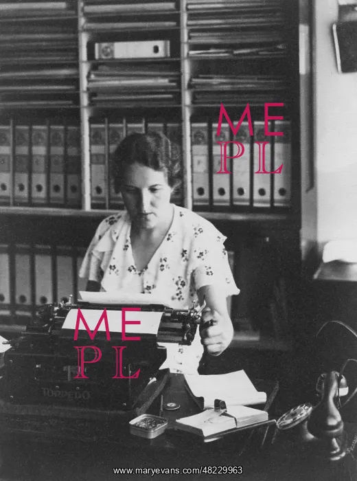 : Secretary, around 1930 : Secretary, around 1930