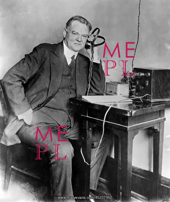 : Secretary Herbert Hoover, an enthusiastic ? : Secretary Herbert Hoover, an enthusiastic ?