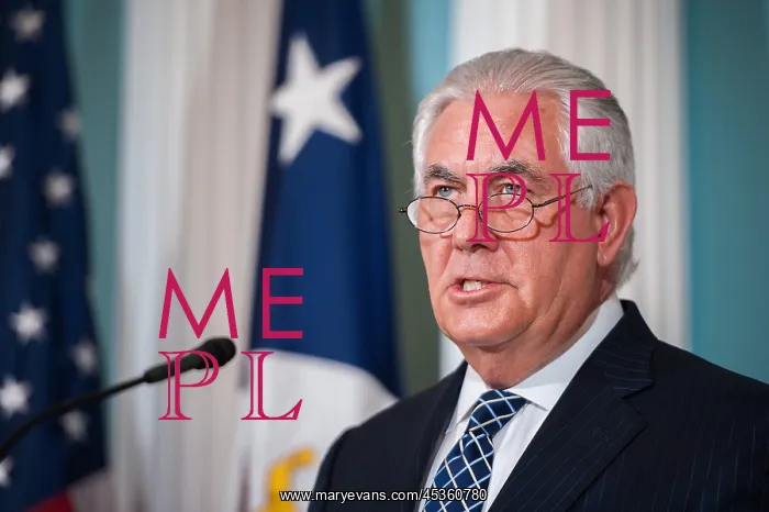 : US Secretary of State Rex Tillerson speaks at the : US Secretary of State Rex Tillerson speaks at the