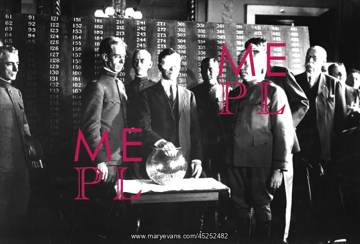 : Secretary of War Newton D. Baker, wearing a blindfold : Secretary of War Newton D. Baker, wearing a blindfold