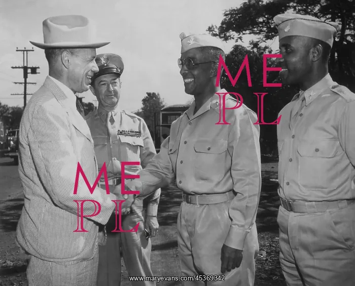: Under Secretary of War Robert Patterson with African : Under Secretary of War Robert Patterson with African