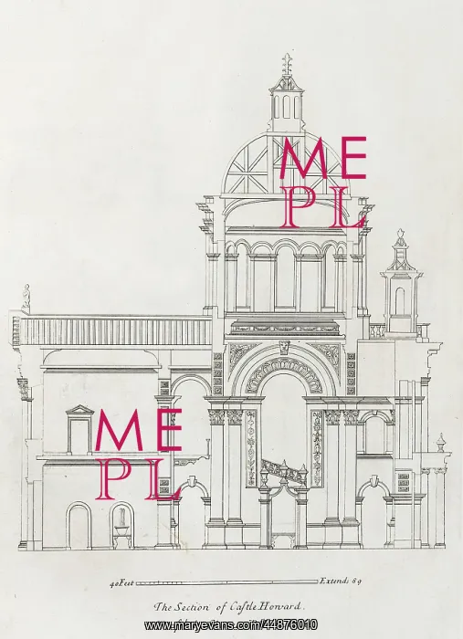  : Section through Castle Howard, Yorkshire