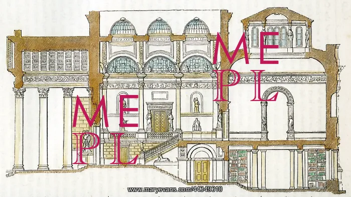  : Section of Fitzwilliam Museum, Cambridge