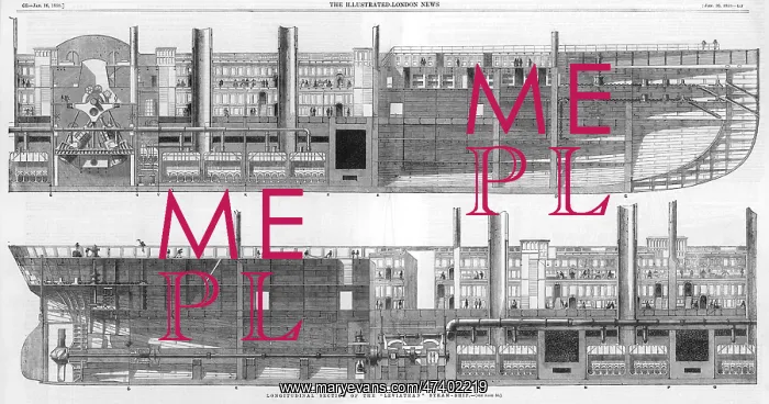 : SECTION OF GREAT EASTERN : SECTION OF GREAT EASTERN