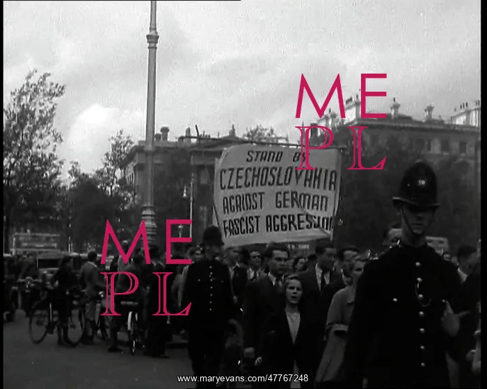 : A Section of a March As Part of a Demonstration : A Section of a March As Part of a Demonstration