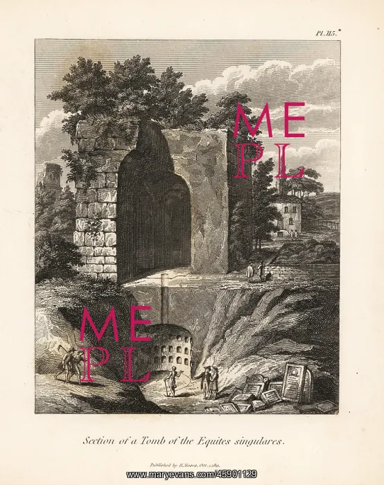  : Section of a Tomb of the Equites singulares