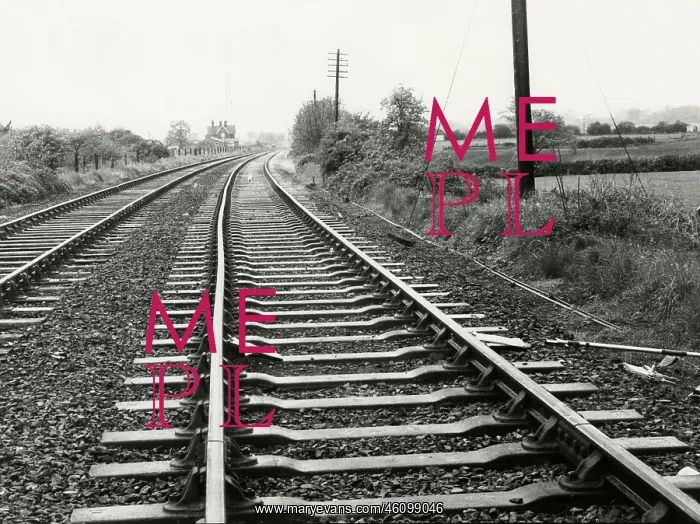 : Section of track showing cyclic variation in alignment : Section of track showing cyclic variation in alignment