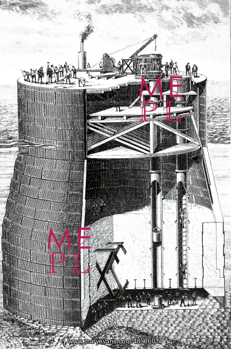 : Sectional view of Caisson used during the construction : Sectional view of Caisson used during the construction