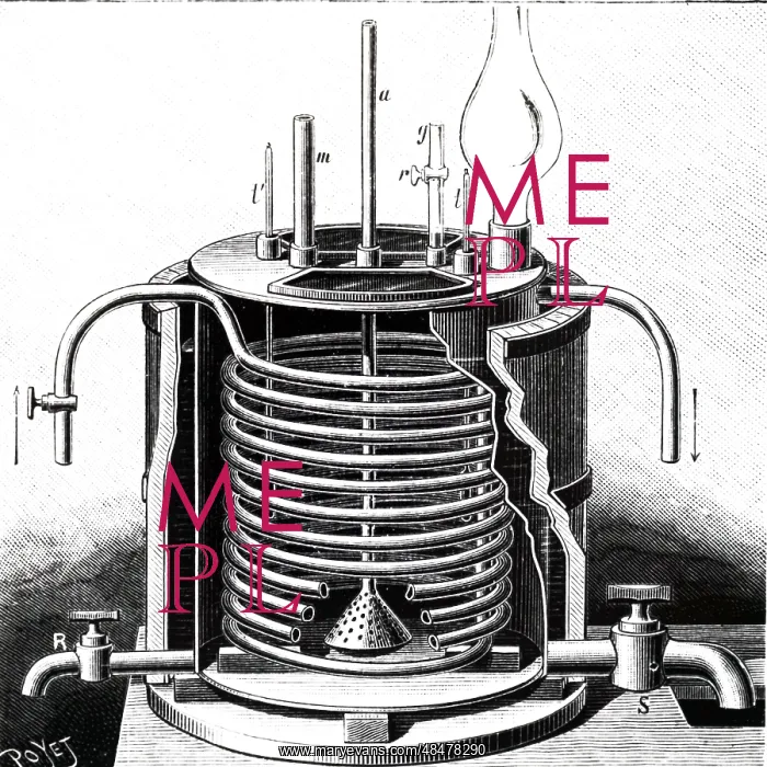 : A sectional view of a mitrator : A sectional view of a mitrator
