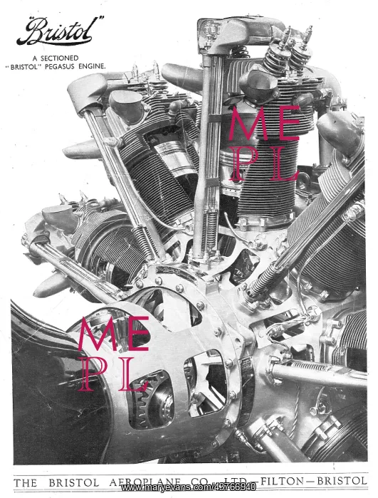 : A Sectioned Bristol Pegasus Aero Engine : A Sectioned Bristol Pegasus Aero Engine