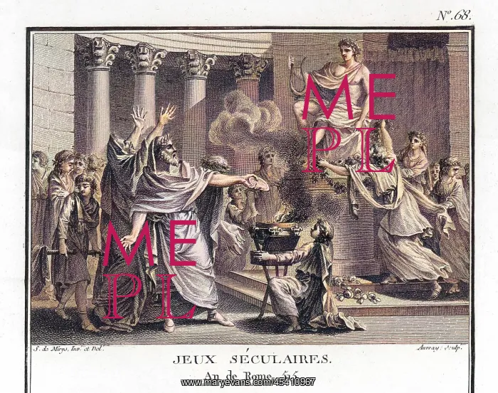 : Secular Games held in Rome : Secular Games held in Rome
