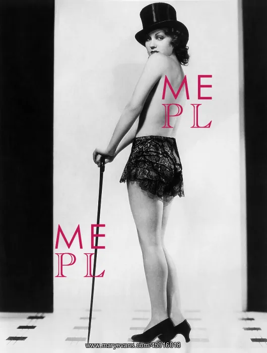 : Seductive woman in top hat : Seductive woman in top hat