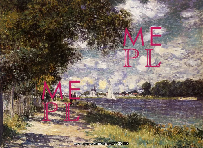  : The Seine at Argenteuil, by Monet