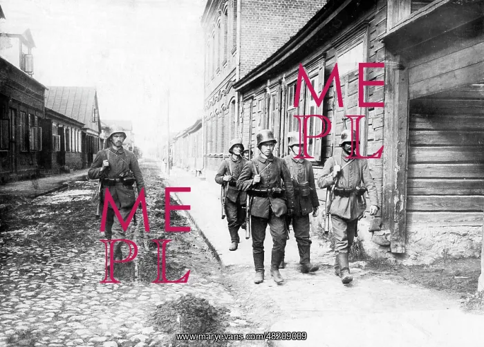 : Seizure of Jekabpils by the German troops, 1917 : Seizure of Jekabpils by the German troops, 1917