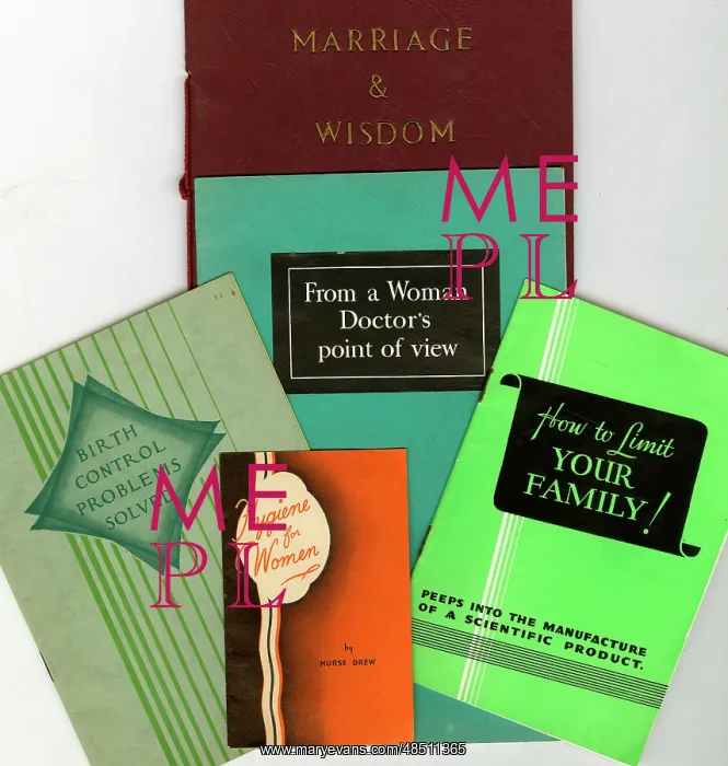 : Selection of birth control booklets : Selection of birth control booklets