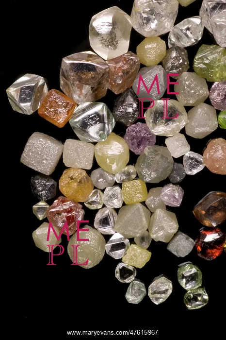 : Selection of diamond crystals : Selection of diamond crystals