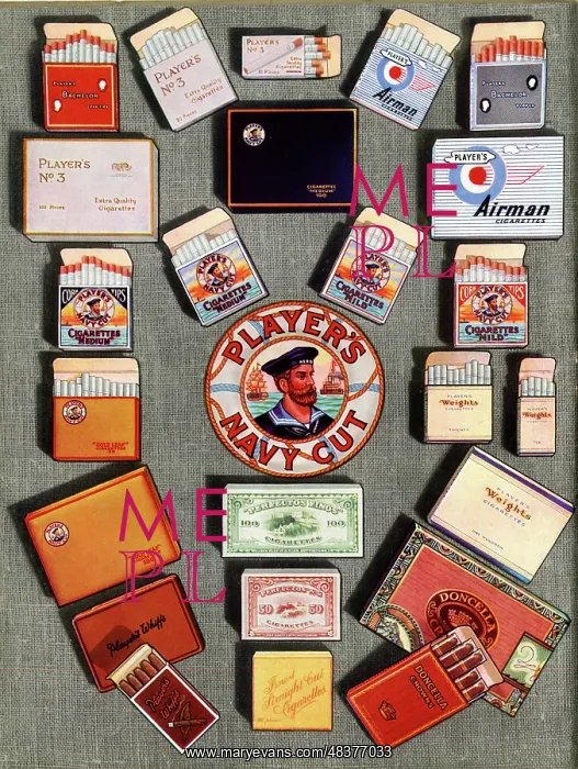 : Selection of Player's Cigarette Packets : Selection of Player's Cigarette Packets