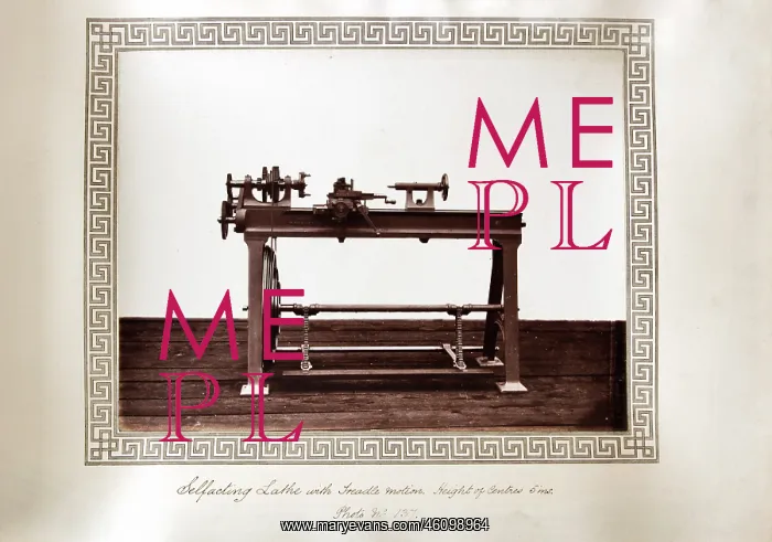 : Self-acting lathe : Self-acting lathe