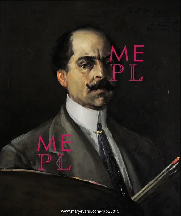 : Self-portrait, 1910, by Eugenio Lucas Villaamil : Self-portrait, 1910, by Eugenio Lucas Villaamil