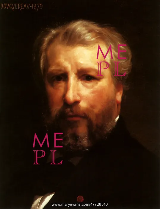 : Self-portrait by Adolphe-William Bouguereau : Self-portrait by Adolphe-William Bouguereau
