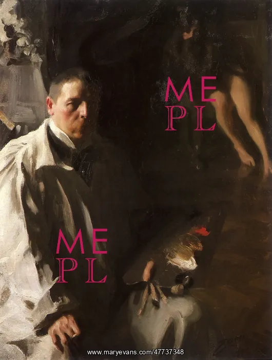  : Self-Portrait by Anders Zorn