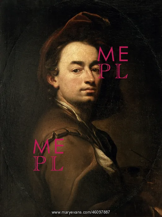 : Self-portrait by anonymous, circa 17th century : Self-portrait by anonymous, circa 17th century