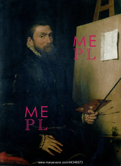 : Self-portrait, by Anthonis Mor, in : Self-portrait, by Anthonis Mor, in