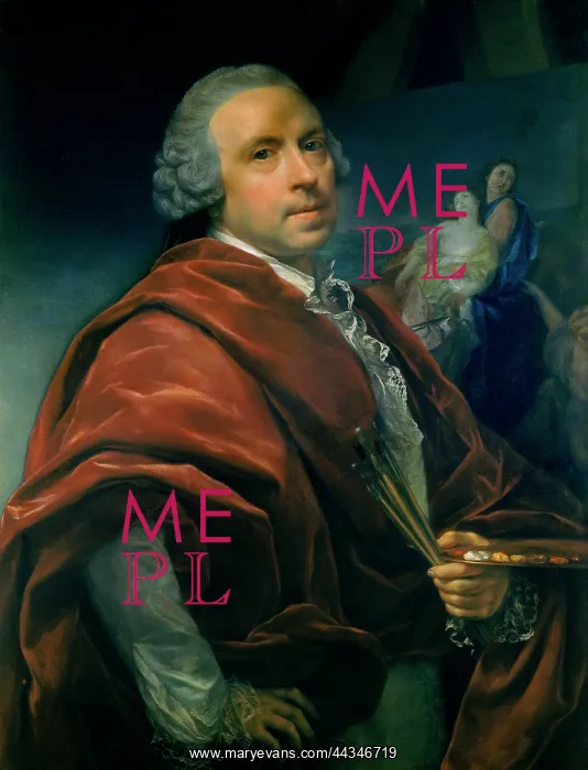 : Self-portrait of Anton von Maron : Self-portrait of Anton von Maron