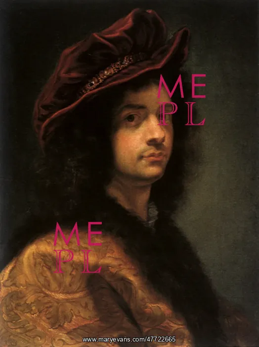 : Self-portrait of Baciccio : Self-portrait of Baciccio