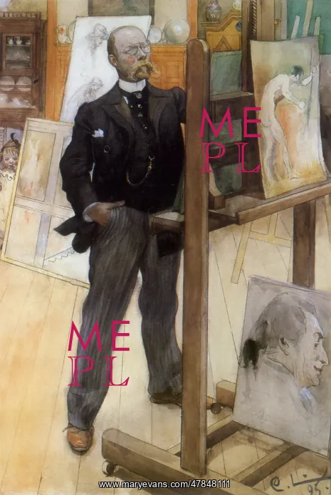  : Self-Portrait of Carl Larsson