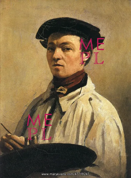 : Self-Portrait, by Corot : Self-Portrait, by Corot