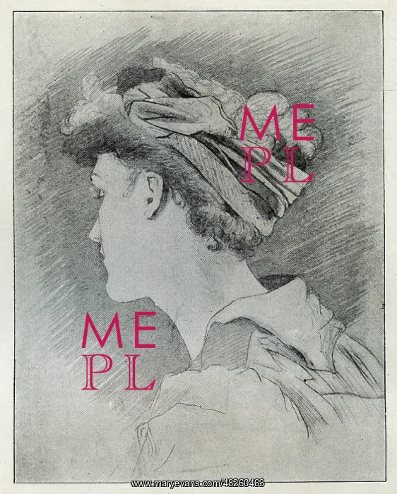 : Self Portrait, drawn by Lady Granby - p.241 : Self Portrait, drawn by Lady Granby - p.241