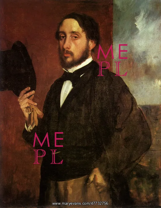  : Self-portrait by Edgar Degas