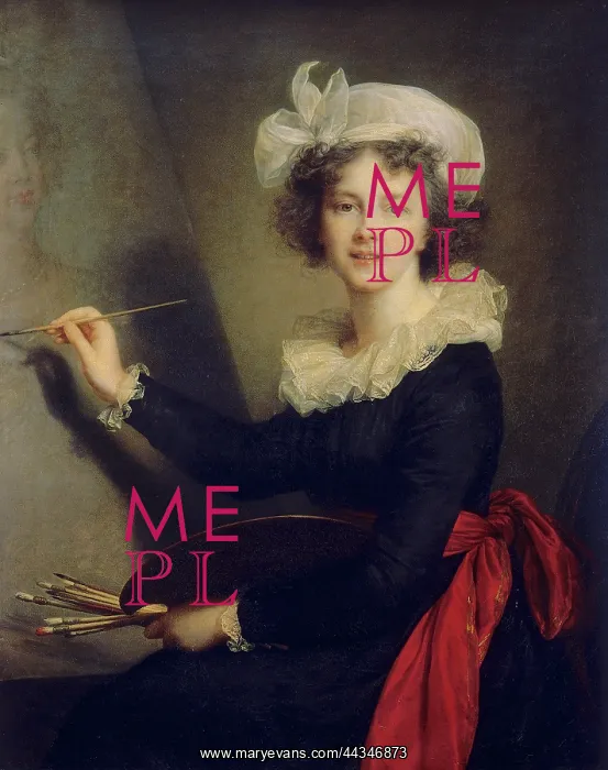 : Self-portrait of Elisabeth Vigee Le : Self-portrait of Elisabeth Vigee Le