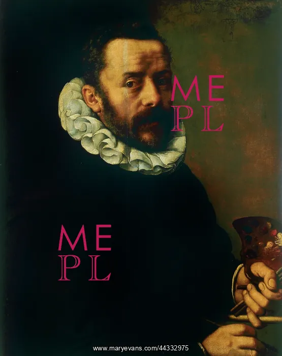 : Self-portrait of Frans Pourbus the : Self-portrait of Frans Pourbus the