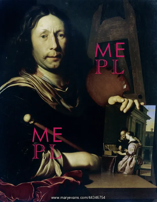 : Self-portrait of Frans Van Mieris : Self-portrait of Frans Van Mieris