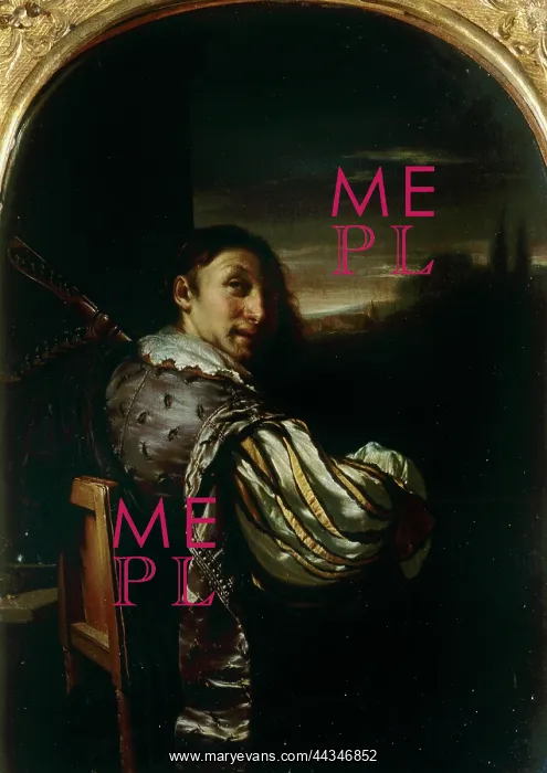 : Self-portrait of Franz Van Mieris : Self-portrait of Franz Van Mieris