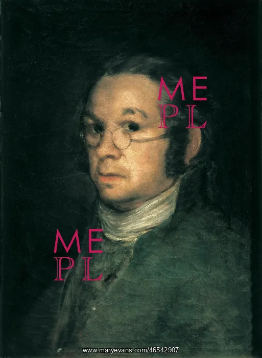 : Self-portrait with glasses, by Goya : Self-portrait with glasses, by Goya