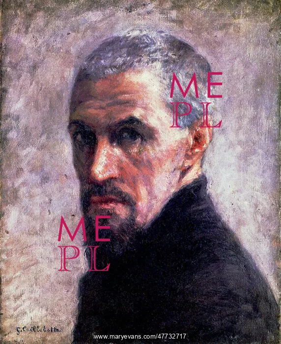 : Self-portrait by Gustave Caillebotte : Self-portrait by Gustave Caillebotte