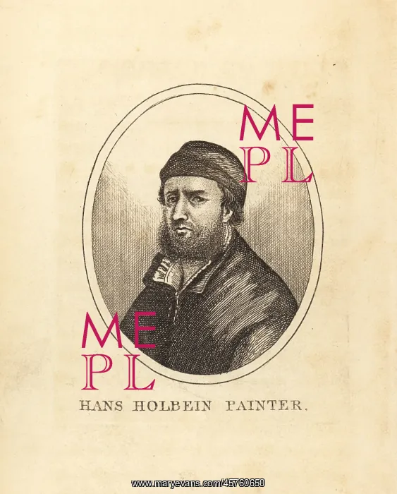 : Self-portrait of Hans Holbein the painter : Self-portrait of Hans Holbein the painter