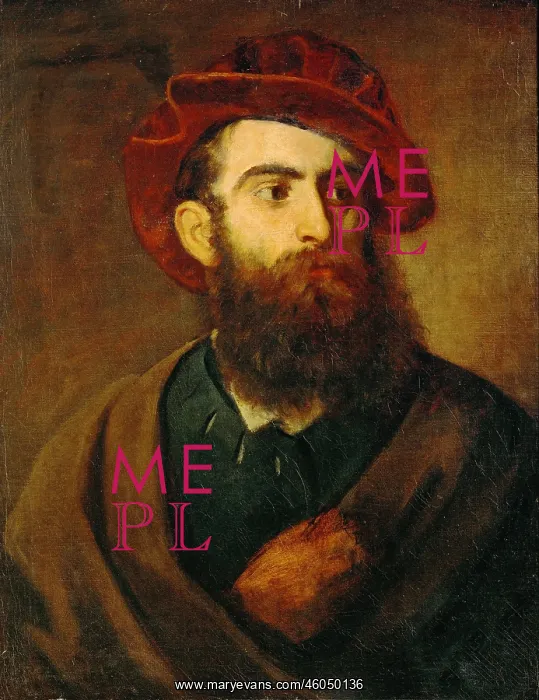 : Self-portrait Hans Makart : Self-portrait Hans Makart
