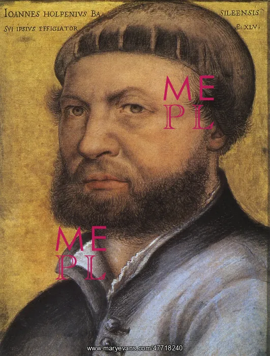  : Self-Portrait, by Holbein
