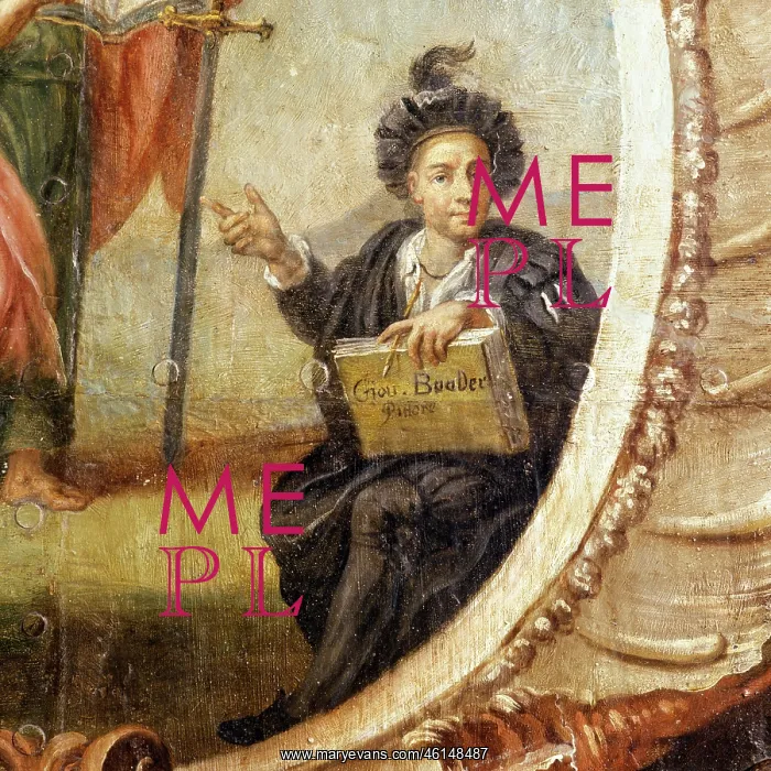 : Self-portrait of J. B. Baader, called Lechhansl : Self-portrait of J. B. Baader, called Lechhansl