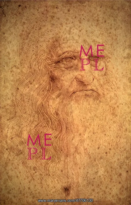 : Self-Portrait, by Leonardo da Vinci : Self-Portrait, by Leonardo da Vinci