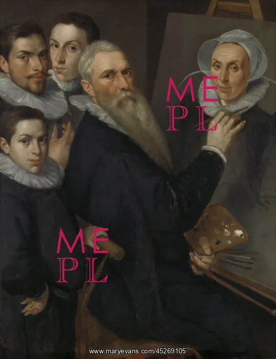 : Self Portrait of the Painter and his Family : Self Portrait of the Painter and his Family