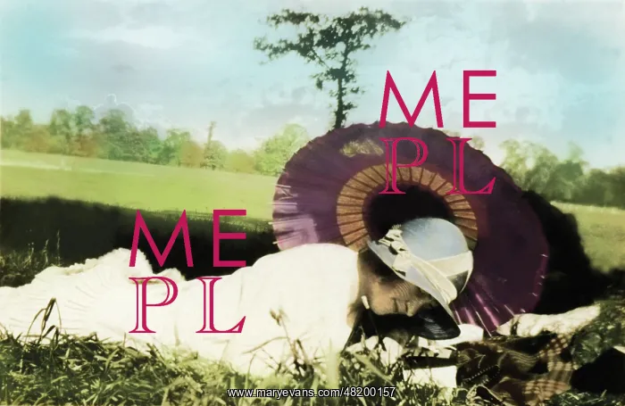 : Self portrait with parasol (2 / 2) : Self portrait with parasol (2 / 2)