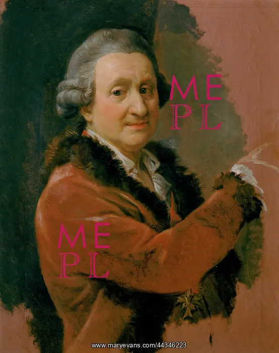 : Self-portrait of Pompeo Batoni, Vasari : Self-portrait of Pompeo Batoni, Vasari